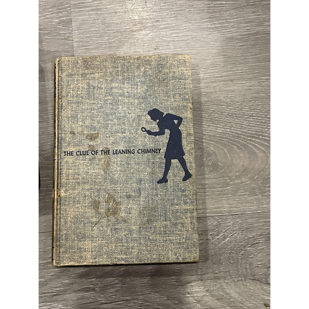 Nancy Drew  The Clue of the Leaning Chimney OT Carolyn Keene Vintage book 1949